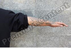 Upper Body Man Tattoo Casual Sweatshirt Street photo references